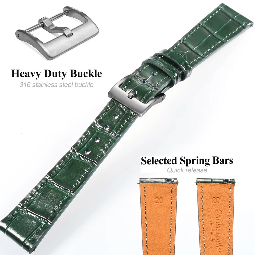 HEMSUT High Quality Genuine Le - огляд і ціна Leather Strap Quick Release