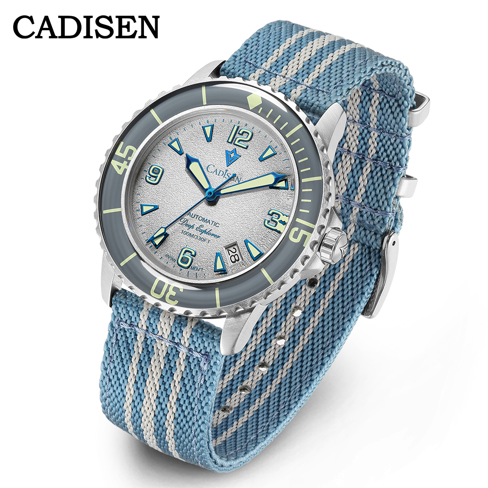 CADISEN Deep Explorer MIYOTA 8 - огляд і ціна Canvas Strap Watch