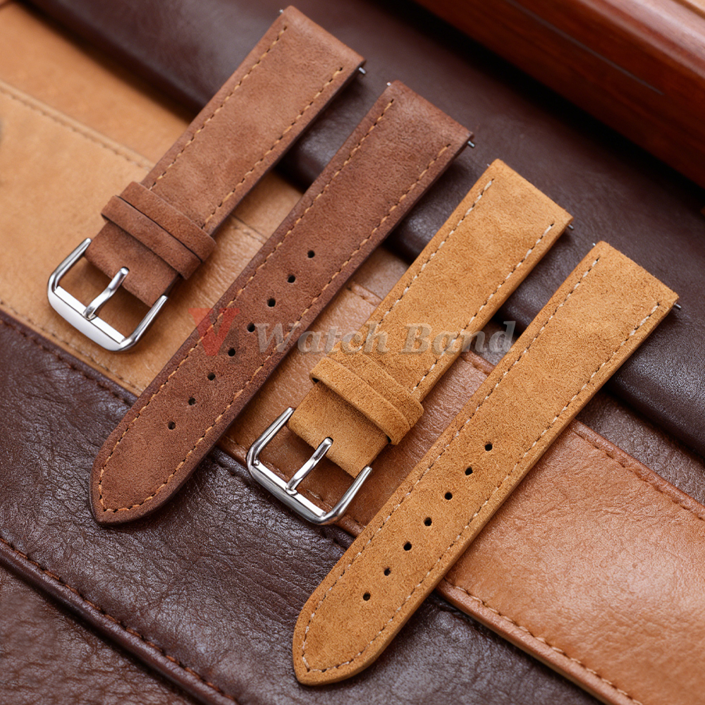 18/19/20/22mm Watch Band Genui - огляд і ціна Suede Strap Watch