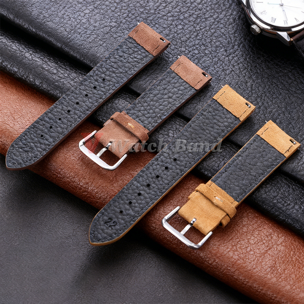 18/19/20/22mm Watch Band Genui - огляд і ціна Suede Strap Watch