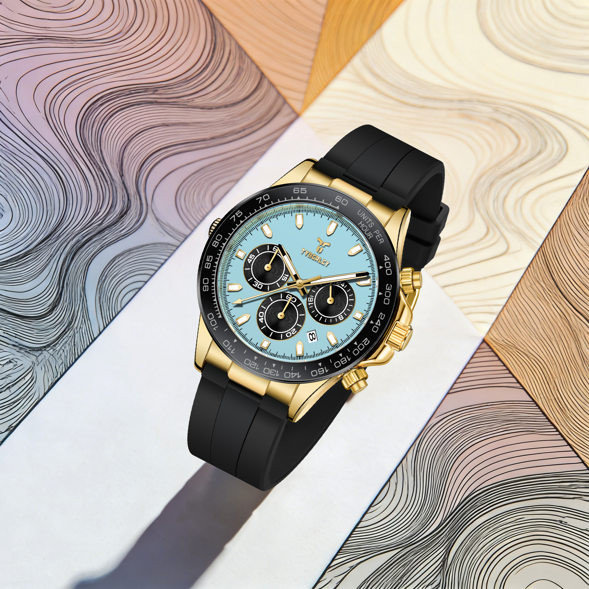 TYBERLEY Sophisticated Eleganc - огляд і ціна Rubber Strap Diver