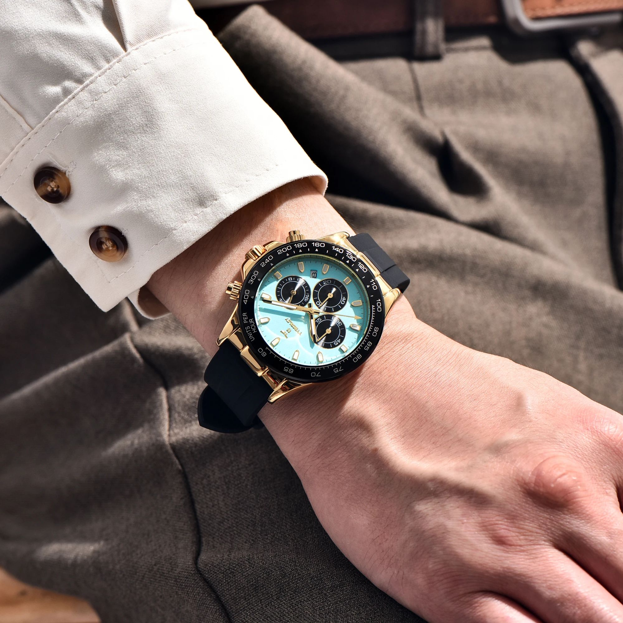 TYBERLEY Sophisticated Eleganc - огляд і ціна Rubber Strap Diver