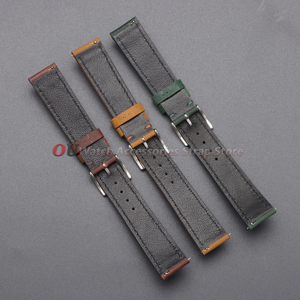18mm 19mm 20mm 21mm 22mm 24mm  - огляд і ціна Leather Strap Quick Release