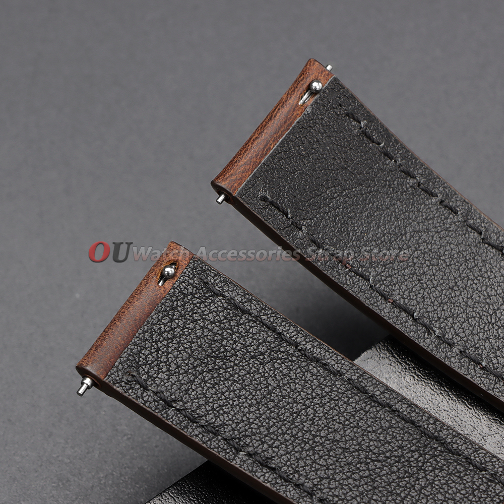 18mm 19mm 20mm 21mm 22mm 24mm  - огляд і ціна Leather Strap Quick Release