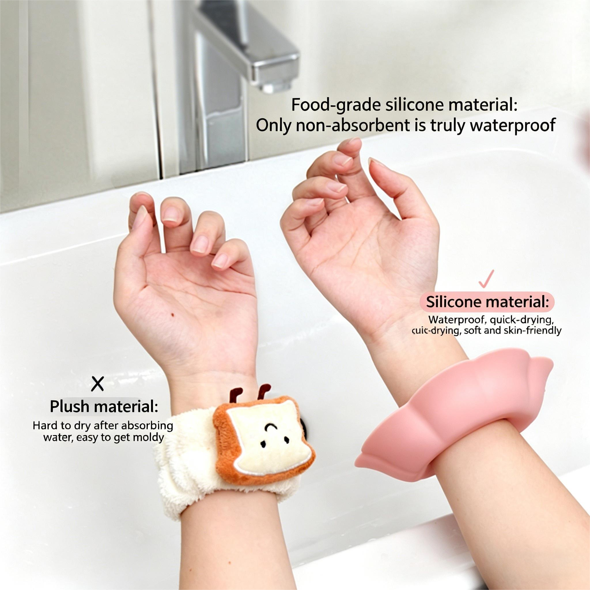 2Pcs Women Silicone Face Wash  - огляд і ціна Silicone Band Women