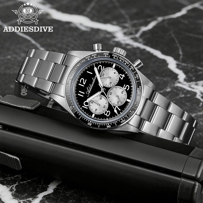 ADDIESDIVE AD2543 Men Luxury Q - огляд і ціна Tropic Strap Vintage