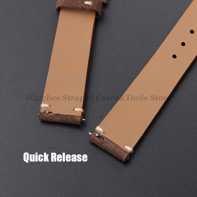 Vintage Genuine Suede Leather  - огляд і ціна Suede Strap Watch