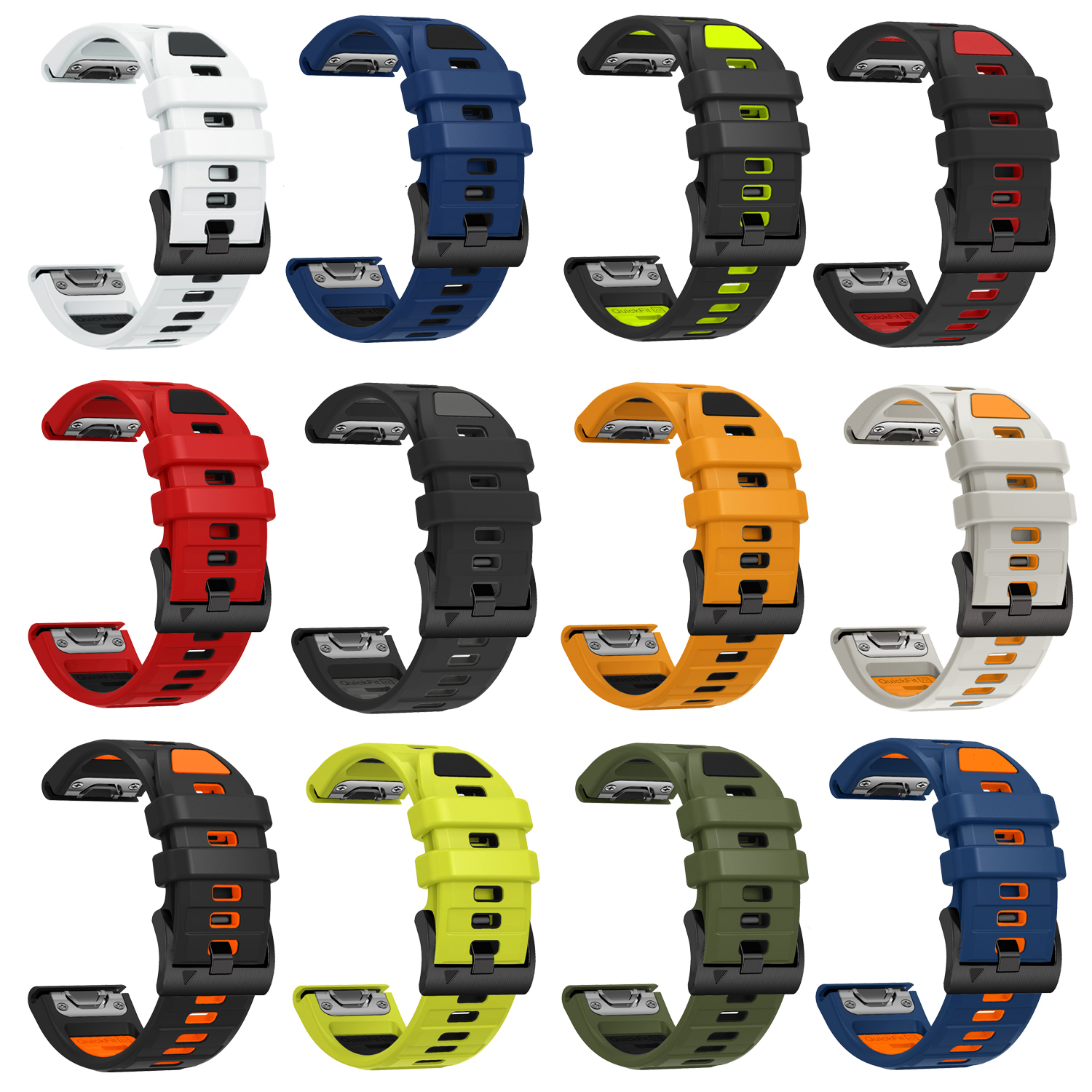 Fenix E 47mm Official QuickFit - огляд і ціна Silicone Watch Band 22Mm