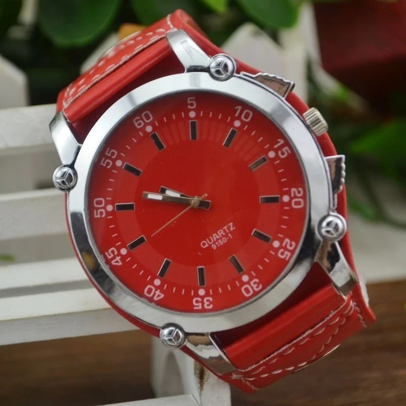 Fashion Brand Luxury Wristwatc - огляд і ціна Leather Watch Band Men