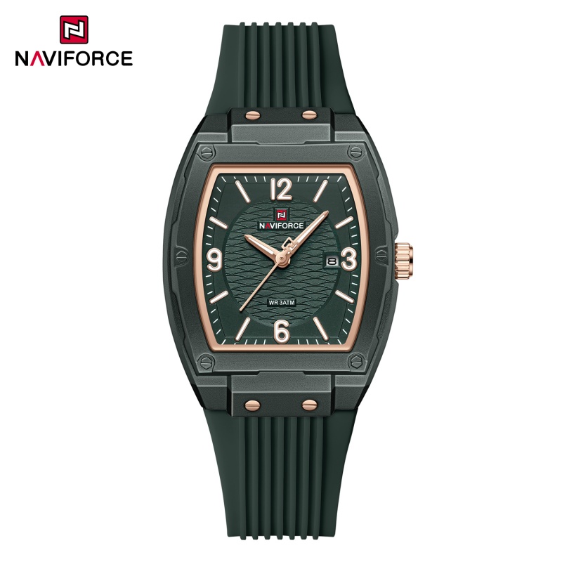 NAVIFORCE Women Fashion Watch  - огляд і ціна Silicone Band Women